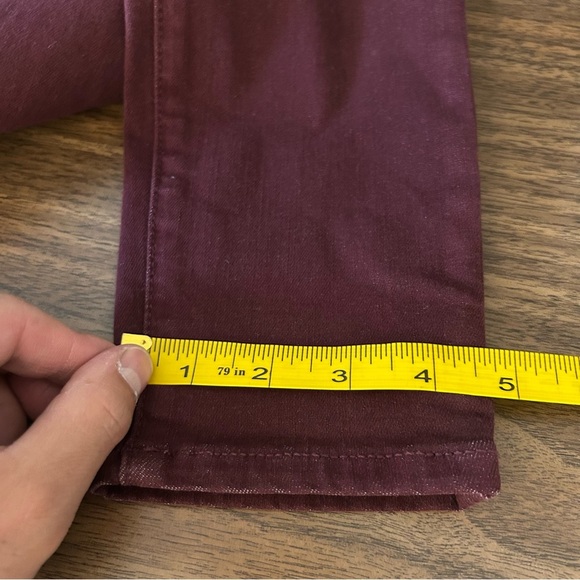 NWT Silver ISBISTER HIGH RISE SKINNY LEG Women's Burgundy Jeans 26x29 - Picture 11 of 11